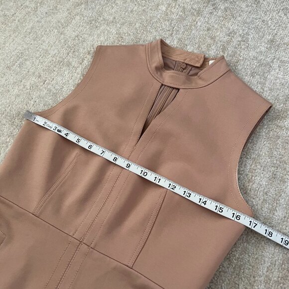 Tibi Crewneck Cocktail Mini Dress With Pockets 4 - Picture 7 of 11